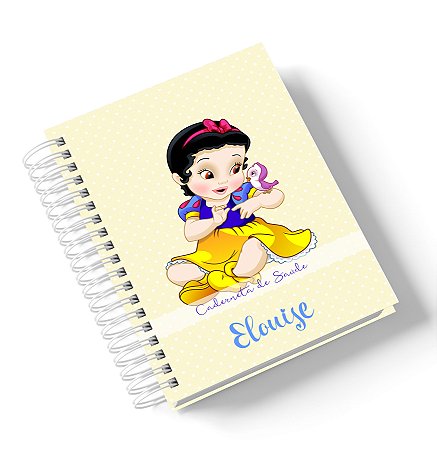 Caderneta de Saúde Branca de Neve (Personalize com o nome)