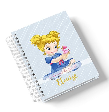 Caderneta de Saúde Cinderela (Personalize com o nome)