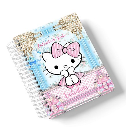 Caderneta de Saúde Hello Kitty I (Personalize com o nome)