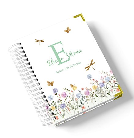 Caderneta de Saúde Jardim (Personalize com o nome)