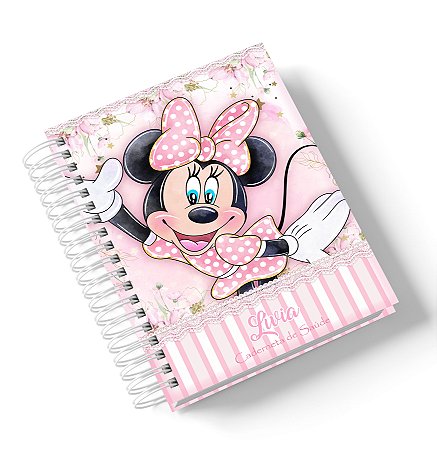 Caderneta de Saúde Minnie (Personalize com o nome)