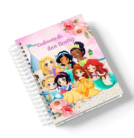Caderneta de Saúde Princesas (Personalize com o nome)