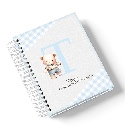 Caderneta de Saúde Ursinho (Personalize com nome)