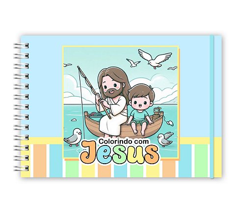 Livro de Colorir Cristão  Menino (Personalize com o nome)
