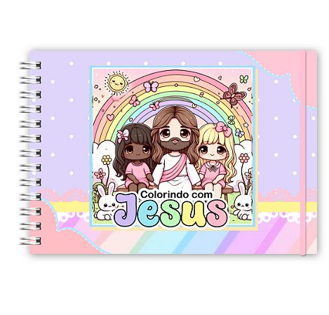 Livro de Colorir Cristão  Menina(Personalize com o nome)