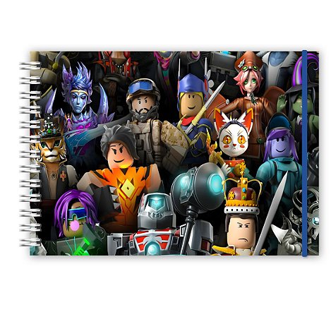 Livro de Colorir Roblox (Personalize com nome)