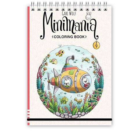 Livro de Colorir Gabi Wolf Minimania (Personalize com nome)
