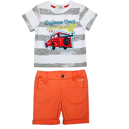 Conjunto Infantil Menino Camiseta Jipe