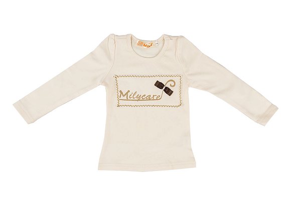 Blusa Infantil Menina Manga Longa