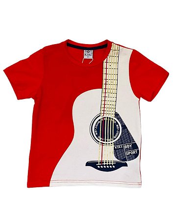 Camiseta Infantil Menino Violão