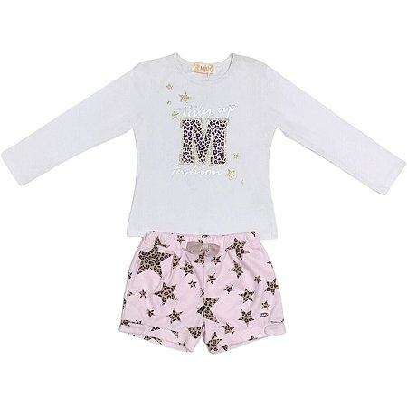 Conjunto Infantil Menina Animal Print