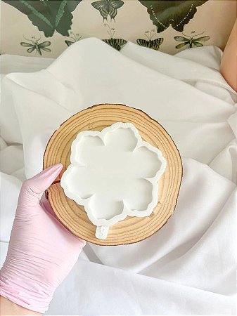 Molde Porta Copos Flower Pequeno 10cm