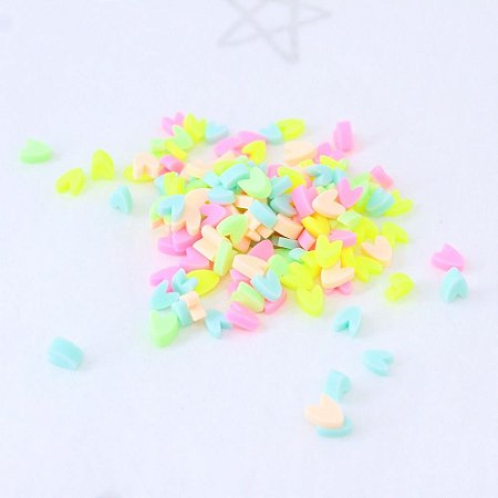 Mini Decoraçōes - Coraçōes Tons Pastel - 10g