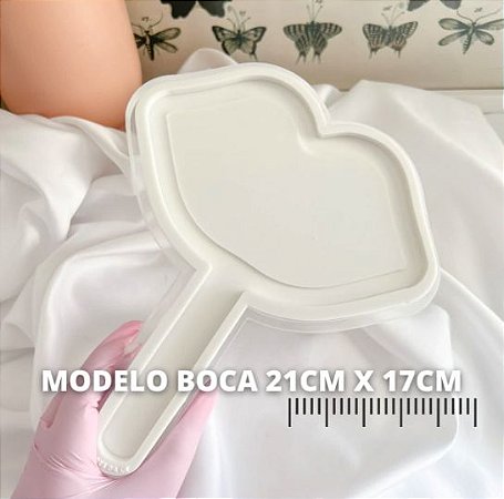 Molde Espelho Boca 21cm x 17cm