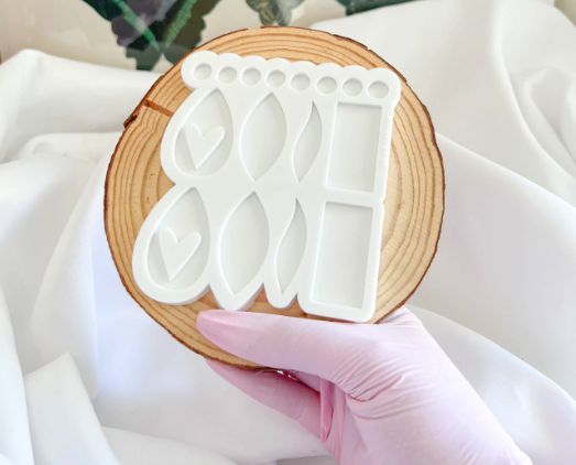 Molde Brincos Formas/Coração