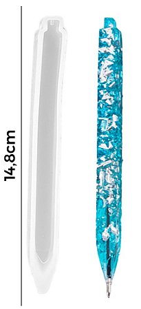 Molde de Silicone - Caneta - Quadrado