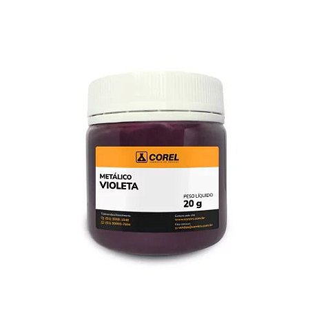Pigmento Metálico Violeta em Pó - 20g