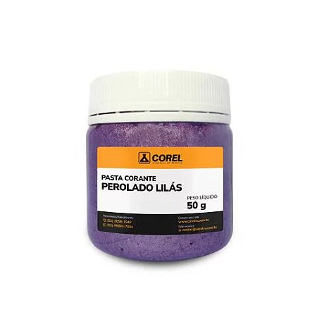 Pigmento Perolado Lilás em Pasta - 50g