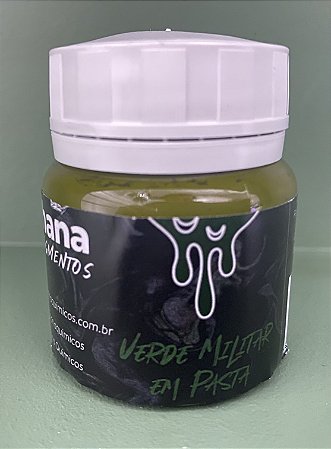Pigmento em Pasta Verde Militar - 50g