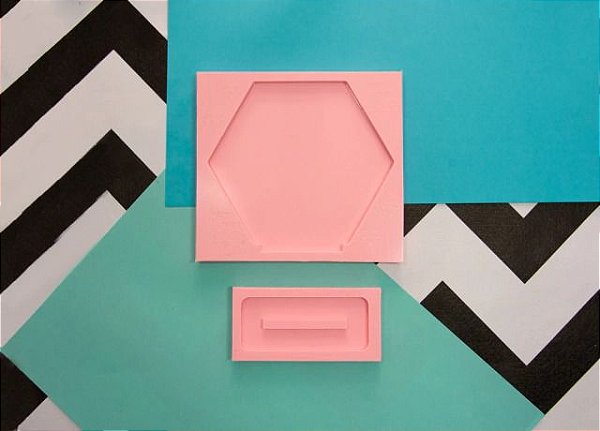 Molde Placa Hexágono