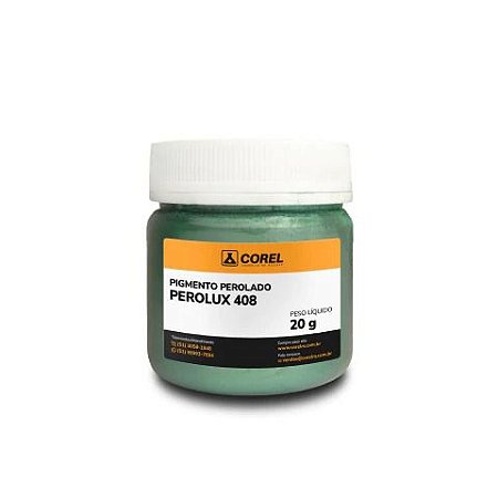 Pigmento Perolado Perolux 408 Verde Musgo em Pó - 20g