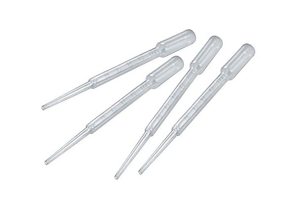 Pipeta de Plástico 3ml - 4 Unidades