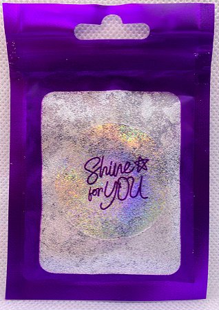 Glitter Purpurina Ultra Fina Prata - 7g