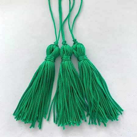 Tassel - 10 Unidades - Verde Bandeira