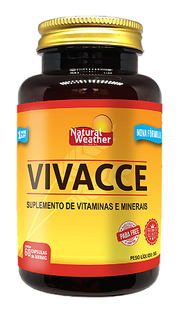 Vivacce  Natural Weather - 60 cápsulas - Pele, Cabelo e Unha