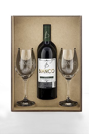 01 VINHO DE MESA+02 TAÇAS PERSONALIZADAS