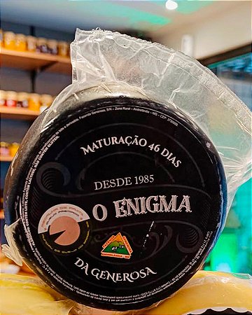 QUEIJO ARTESANAL O ENIGMA DA GENEROSA MATURAÇÃO 46 DIAS (500 GRAMAS)