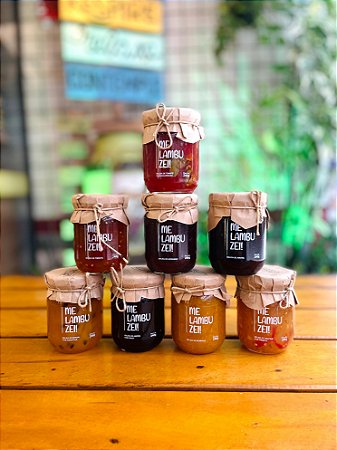 GELEIAS ME LAMBUZEI DIVERSOS SABORES 240G