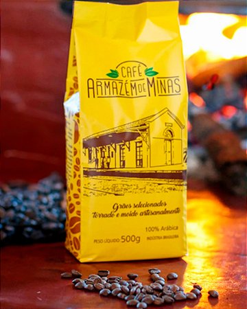 CAFÉ CLÁSSICO TORRADO E MOÍDO ARTESANALMENTE ARMAZÉM DE MINAS
