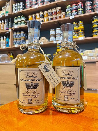 CACHAÇA ENCOMENDA REAL EDIÇÃO ESPECIAL OURO 750ML
