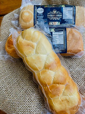 QUEIJO MUSSARELA TRANÇA DEFUMADA 500G SAGRADO QUEIJO