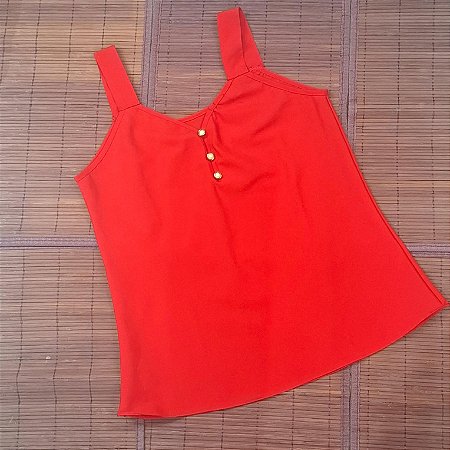 Blusa regata vermelha
