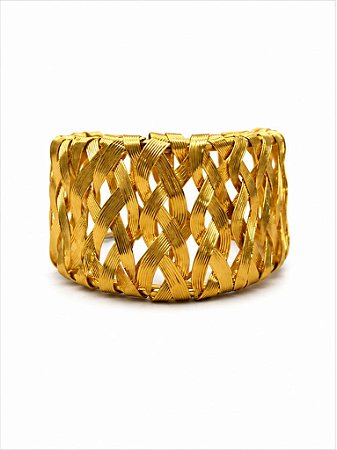 PULSEIRAS TRANÇADAS DOURADO