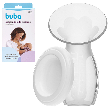 Coletor de Leite Materno em Silicone Buba