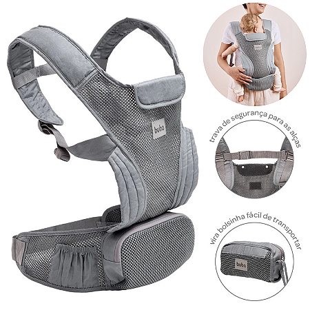 Canguru para Bebês Ergonômico Buba até 15kg