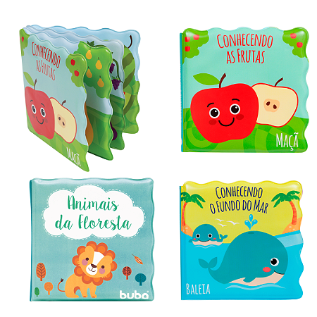 Livro de Banho Buba para Bebê Lúdico Educativo