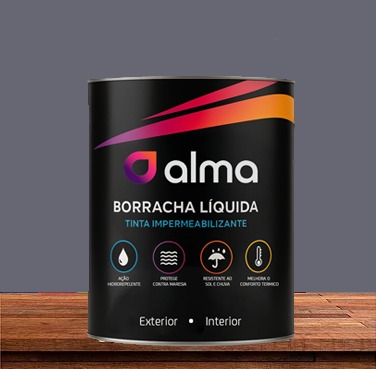 Tinta Borracha Líquida 18kg - Alma Tintas COR GRANITO