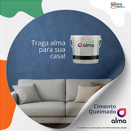Cimento Queimado  Diamantado 3,2 kg - Alma tintas