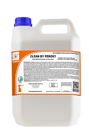 Clean by Peroxy Desinfetante e Limpador de Uso Geral - Spartan