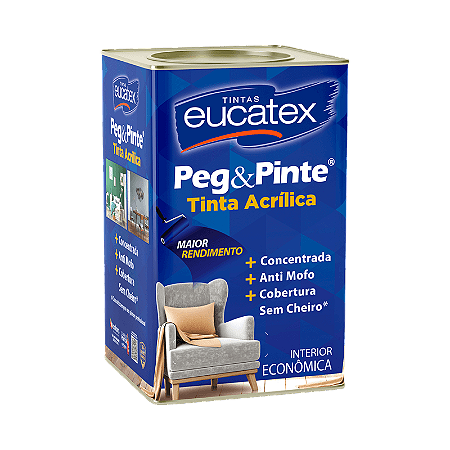 Peg & Pinte Tinta Acrílica Econômica - Eucatex