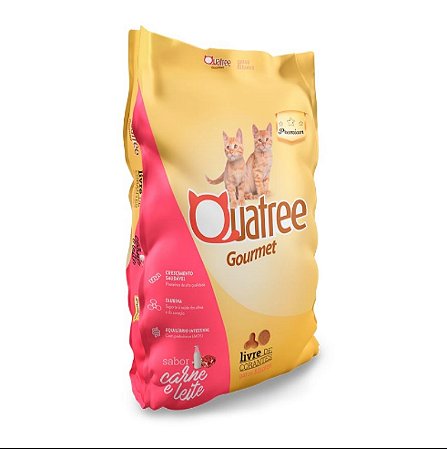 QUATREE GOURMET GATOS FILHOTES - CARNE E LEITE