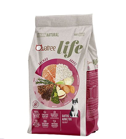 QUATREE LIFE GATOS ADULTOS - SALMÃO E ARROZ
