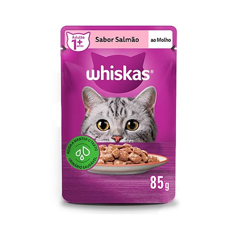 SACHE WHISKAS 85G SALMAO ADULTO
