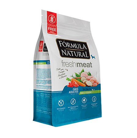FORMULA NATURAL FRESH MEAT CÃES ADULTOS PORTE MINI E PEQUENO