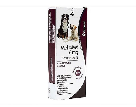 MELOXIVET 6MG CARTELA COM 10 COMPRIMIDOS