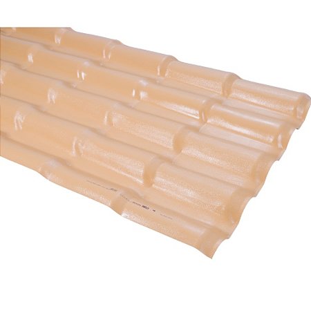 TELHA PVC COLONIAL MARFIM 328 X 88 CM - FORTLEV